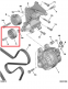 Обводной (паразитный) ролик ремня генератора c эксцентриком Caffaro CFR354122 - 3