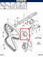 Паразитный (обводной) ролик ремня ГРМ SKF VKM23241 - 3