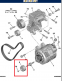 Обводной (паразитный) ролик ремня генератора INA 532014310 - 3